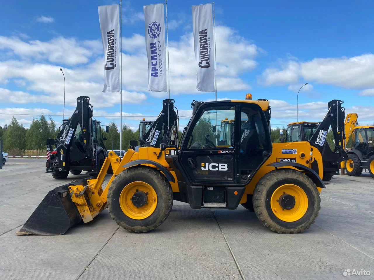 Телескопический погрузчик JCB 541-70, 2018